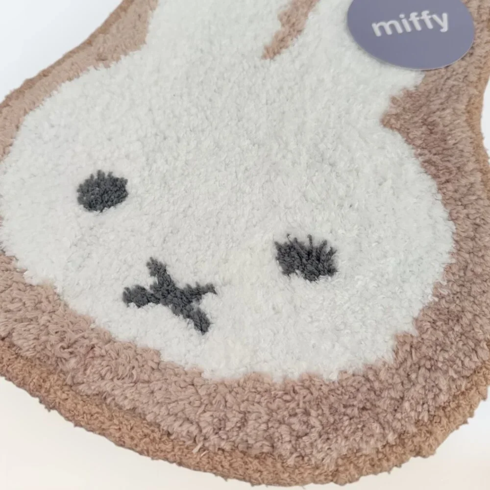 [NEW PRODUCT] Miffy Die Cut Rug | Door Mat | Beige Color size approx 10.2